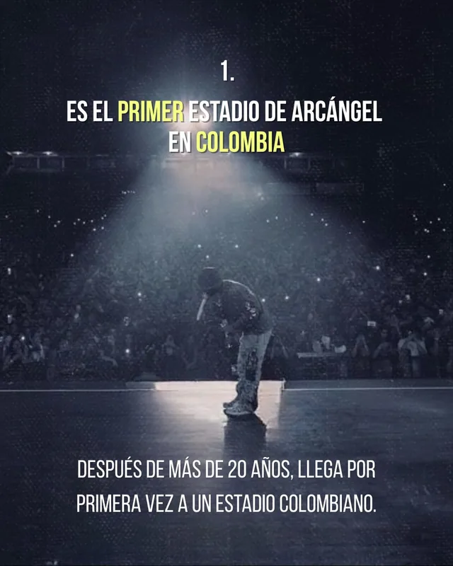 Razón 1: primer estadio de Arcángel en Colombia
